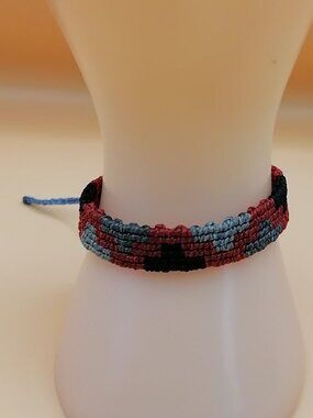 Chakana Macrame Bracelet: Spiritual Connection, Inca Tradition